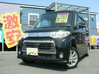 ダイハツタントバックカメラ　片側パワースライドドア　スマートキー　ディスチャージ　純正アルミ　エアバッグ　ＡＢＳ　タイミングチェーンの画像