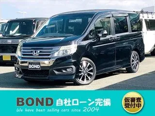 ホンダステップワゴン後席モニター 両側PS 純正ナビ 自社 ローンの画像