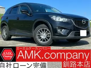 マツダCX-5純正メモリナビ　フルセグＴＶ　ブラックレザーシート　クルーズコントロール　シティブレーキサポート　スマートキー　プッシュスタート　トノカバーの画像