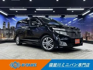 ニッサンエルグランド禁煙車 両側パワスラ 純正ナビ全方位カメラの画像