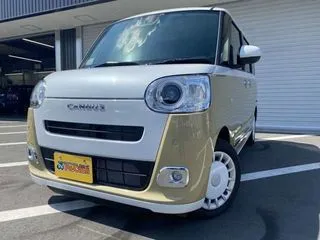 ダイハツムーヴキャンバス届出済未使用車　電動パーキングブレーキの画像