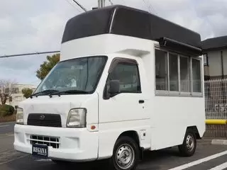 スバルサンバートラック8NO普通車登録　キッチンカー　移動販売の画像