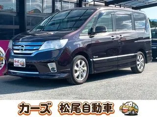 ニッサンセレナBカメラ　8型フルセグ　後席モニター　ETCの画像