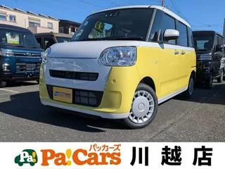 ダイハツムーヴキャンバス届出済未使用車　衝突軽減ブレーキ　禁煙車の画像