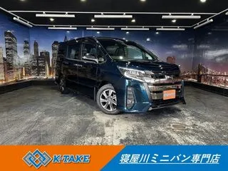 トヨタノア禁煙車 黒半革 純正ナビ クルコン ETCの画像