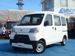 ダイハツハイゼットカーゴハイルーフ　禁煙車　社外メモリーナビの画像