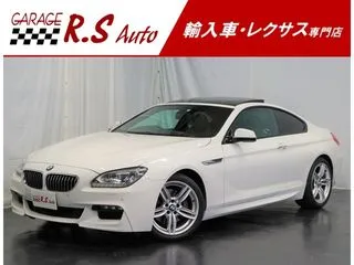 BMW6シリーズクーペ黒革 サンルーフ ツインターボ ETC TVナビUの画像