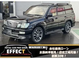 トヨタランドクルーザーシグナスサンルーフ　革シート　ナビ　本州仕入の画像