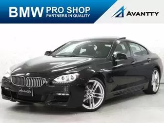 BMW6シリーズグランクーペLEDライト ガラスSR 黒革 DTV HDDナビの画像