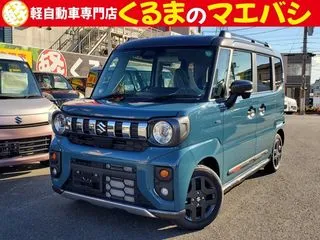 スズキスペーシア届出済未使用車 衝突軽減B 両側電動ドアの画像