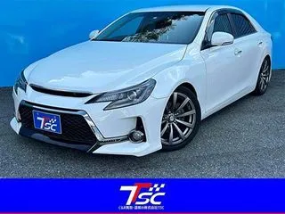 トヨタマークXG's仕様バンパー純正SDナビZXSPEED車高調の画像