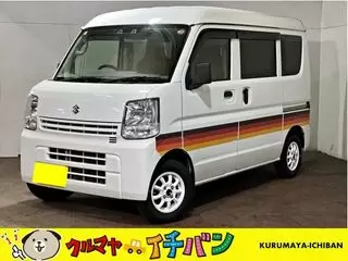 スズキエブリイバンウッドカスタム キャンパー　車中泊OKの画像