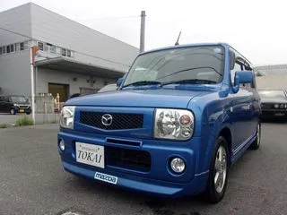 マツダスピアーノワンオーナー禁煙車　純正オプションエアロの画像