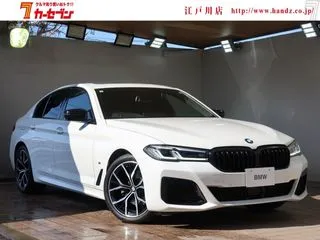 BMW5シリーズサンルーフ ナビTV 全方位 黒革 Hカードンの画像