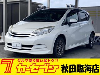 ニッサンノート4WD　純正BT対応ナビ　ETC　CD再生の画像