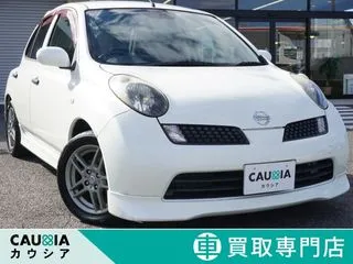 ニッサンマーチ買取車5速MT純正メモリーナビオーテックの画像