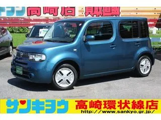 ニッサンキューブSDナビ　フルセグTV　BT　禁煙車　Pガラスの画像