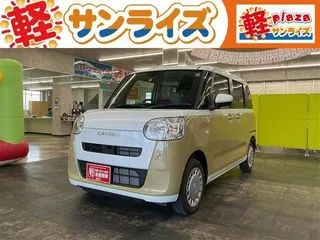 ダイハツムーヴキャンバス届出済未使用車 4WD　両側電動スライドドアの画像