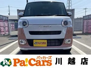 ダイハツムーヴキャンバス届出済未使用車　衝突軽減ブレーキ　禁煙車の画像