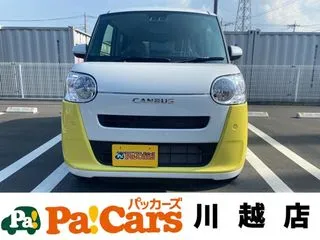 ダイハツムーヴキャンバス届出済未使用車　衝突軽減ブレーキ　禁煙車の画像