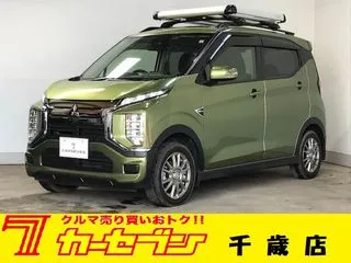 ミツビシeKクロス　EV禁煙車　衝突軽減ブレーキ　9インチナビの画像