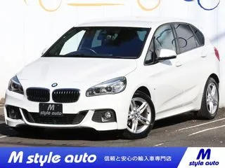 BMW2シリーズアクティブツアラー車線警告 衝突軽減ブレ-キ ナビ BカメDレコの画像