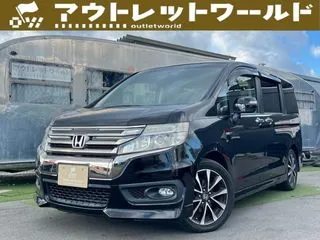 ホンダステップワゴン後席ミニター　フルセグ　両側パワスラの画像