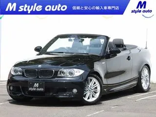 BMW1シリーズカブリオレ黒本革シ-トヒ-タ 禁煙 整備点検記録簿付きの画像