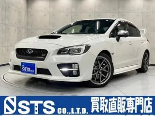 スバルWRX　STI6速MT　大型リアスポイラー　純正ナビTVの画像