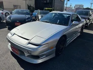 ニッサン180SX外エアロ 外マフラー RAYSアルミの画像