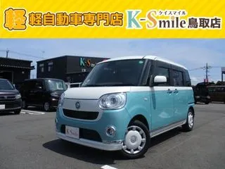 ダイハツムーヴキャンバス両側電動スライドドア　ETC車載器　ナビの画像