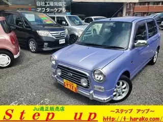 ダイハツミラジーノ車検・整備付き 黒革シート 純正14AWの画像