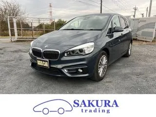 BMW2シリーズグランツアラーサンルーフベージュレザシートETCナビbカメの画像