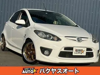 マツダデミオ純正5速　DE5FS　TEIN車高調　修復歴無しの画像