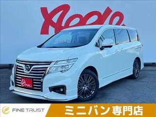 ニッサンエルグランド禁煙車　純正ナビ　全周囲カメラ　FDMの画像