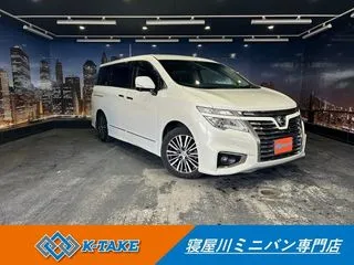 ニッサンエルグランド禁煙車 両側パワスラ 純正ナビ全方位カメラの画像