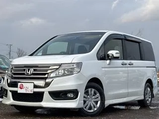 ホンダステップワゴン車検整備付 純正ナビ Bカメラ 夏冬タイヤ付の画像