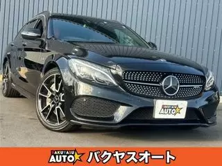 AMGCクラスステーションワゴンディーラー車　革シート　ガラスルーフの画像