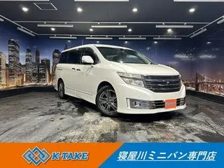 ニッサンエルグランド禁煙車 両側パワスラ 純正ナビ オットマンの画像