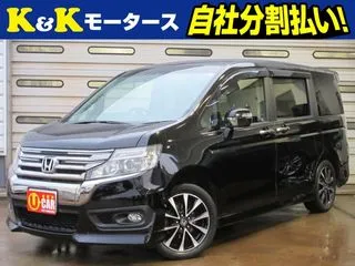 ホンダステップワゴン後期 クルコン 両側パワスラ 8インチナビの画像