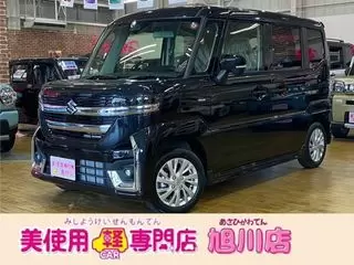 スズキスペーシア届出済未使用車　衝突軽減　電動パーキングの画像