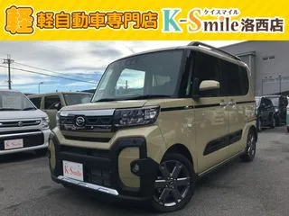 ダイハツタント届出済未使用車　純正ナビ　ドラレコ前後の画像