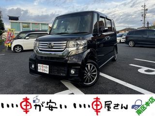 ホンダN　BOX禁煙 ナビ Fセグ CD DVD BT Bカメ ETC AWの画像