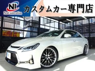 トヨタマークXBluetooth/新品車高調/新品19AW/新品黒革調の画像