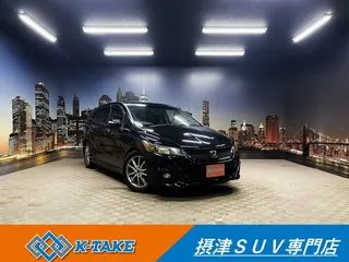 ホンダストリーム禁煙車 後期型 黒半革 純正ナビ フルセグの画像