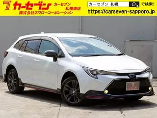 トヨタカローラツーリング寒冷地　TRDエアロ　9インチナビ　ETCの画像