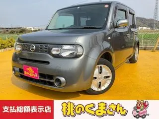 ニッサンキューブ禁煙車 バックカメラ ナビ ワンセグ対応の画像