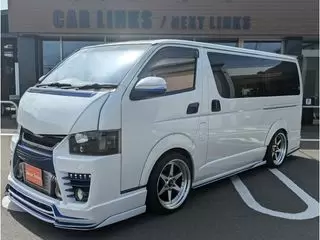 トヨタハイエースバンハイドロ フルエアロ 8ナンバー工作車の画像