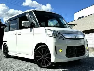 スズキスペーシアターボ 車高調 両側電動 ナビTVBluetoothの画像