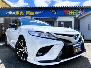 トヨタカムリTRDエアロ 2トーンカラー 革シート BSMの画像